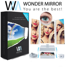 Load image into Gallery viewer, your true WONDER MIRROR because w/ Air-Vitamin Anions IONIZER  + Big 10x Magnification Suction Mirror WONDERTOOL
